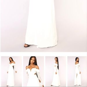 Off white party dress/boat ride/cruise (NWT)